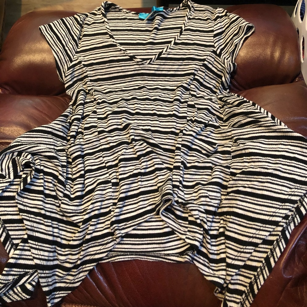 Women’s Striped Handkerchief Shirt